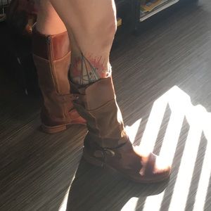 Timberlands suede/leather riding boots